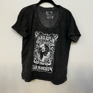 Janis Joplin vintage look Tee